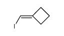 Cyclobutane, (iodomethylene)- 结构式