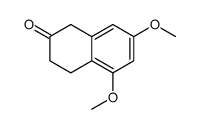 5,7-二甲氧基-2-四氢萘酮 结构式