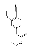2-(4-氰基-3-甲氧基苯基)乙酸乙酯 结构式