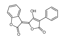 3-(3-Hydroxy-5-oxo-4-phenyl-2,5-dihydrofuran-2-ylidene)benzofuran-2(3H)-one 结构式