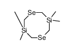 1,5-Diselena-3,7-disilacyclooctane, 3,3,7,7-tetramethyl- 结构式