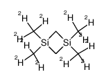 1,1,3,3-四(甲基-d3)-1,3-二硅杂环丁烷 结构式