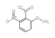 1-甲氧基-2,3-二硝基苯 结构式