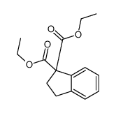 2,3-二氢-1H-茚-1,1-二羧酸二乙酯 结构式