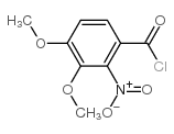 4,5-二甲氧基-2-硝基苯甲酰氯 结构式
