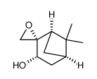 Spiro[bicyclo[3.1.1]heptane-2,2'-oxiran]-3-ol, 6,6-dimethyl-, (1R,2S,3S,5R)- 结构式