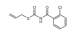 Carbamothioic acid, (2-chlorobenzoyl)-, S-2-propenyl ester (9CI) 结构式