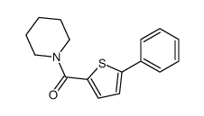 Methanone, (5-phenyl-2-thienyl)-1-piperidinyl- 结构式