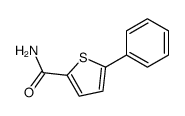 5-苯基-2-噻吩甲酰胺 结构式