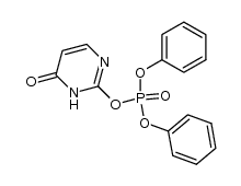 Phosphoric acid, 1,4-dihydro-4-oxo-2-pyrimidinyl diphenyl ester (9CI) 结构式
