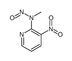 2-Pyridinamine, N-methyl-3-nitro-N-nitroso- 结构式