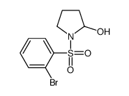 1-[(2-溴苯基)磺酰基]-2-吡咯烷醇 结构式