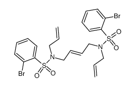 Benzenesulfonamide, N,N'-(2E)-2-butene-1,4-diylbis[2-bromo-N-2-propenyl- (9CI) 结构式