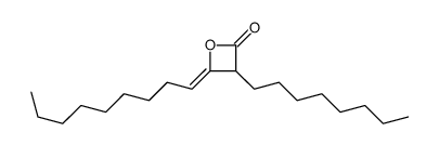 4-亚壬基-3-辛基-2-氧杂环丁酮 结构式