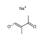 3-Buten-2-one, 4-hydroxy-3-methyl-, sodium salt (1:1) 结构式