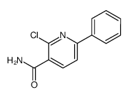 2-氯-6-苯基烟酰胺 结构式