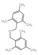 1,3,5-trimethyl-2-[(2,4,6-trimethylphenyl)methoxymethyl]benzene 结构式