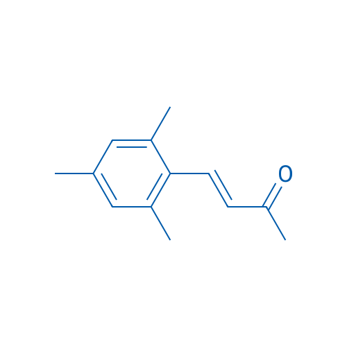 4-(2,4,6-三甲基苯基)-3-丁烯-2-酮 结构式
