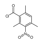 2,4,6-三甲基-3-硝基苯甲酰氯 结构式
