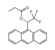 9-Anthracenemethanol, α-(trifluoromethyl)-, 9-propanoate, (αS)- 结构式