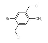 1-溴-2,5-二(氯甲基)-4-甲基苯 结构式