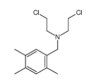 N,N-双(2-氯乙基)-2,4,5-三甲基苯甲胺 结构式