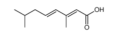 2,4-Octadienoic acid, 3,7-dimethyl-, (Z,E)- (9CI) 结构式