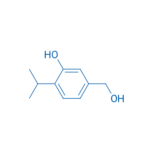 3-羟基-4-异丙基苯甲醇 结构式