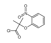 2-甲基-2-(2-硝基苯氧基)丙酰氯 结构式