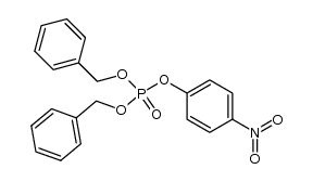 磷酸4-硝基苯基二苄酯 结构式