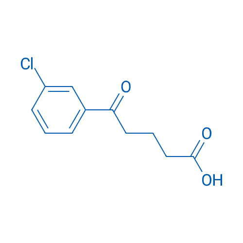 5-(3-氯苯基)-5-氧代戊酸 结构式