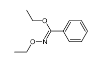 Benzenecarboximidic acid, N-ethoxy-, ethyl ester 结构式