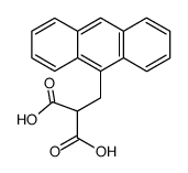 2-(9-蒽基甲基)丙二酸 结构式