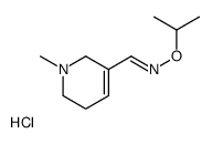 3-Pyridinecarboxaldehyde, 1,2,5,6-tetrahydro-1-methyl-, O-(1-methylethyl)oxime, monohydrochloride, (E)- (9CI) 结构式