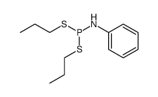 苯基二硫代亚磷酸二丙酯酰胺 结构式
