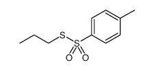 Benzenesulfonothioic acid, 4-methyl-, S-propyl ester 结构式