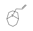 9-Allyl-9-borabicyclo[3.3.1]nonane 结构式