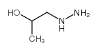 1-肼基-2-丙醇 结构式