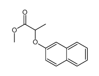 methyl 2-(2-naphthyloxy)propanoate 结构式