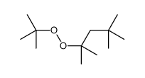 tert-butyl 1,1,3,3-tetramethylbutyl peroxide 结构式