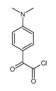 4-(二甲氨基)-α-氧代苯乙酰氯 结构式