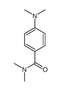 4-二甲氨基-N,N-二甲基苯甲酰胺 结构式