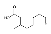 8-氟-3-甲基辛酸 结构式