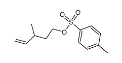 4-Penten-1-ol, 3-methyl-, 1-(4-methylbenzenesulfonate) 结构式