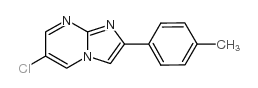 6-氯-2-甲苯咪唑并[1,2-A]嘧啶 结构式