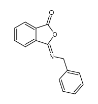 1(3H)-Isobenzofuranone, 3-[(phenylmethyl)imino]- 结构式