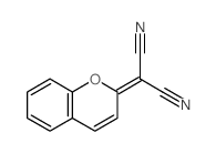2-chromen-2-ylidenepropanedinitrile 结构式