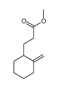 Cyclohexanepropanoic acid, 2-methylene-, methyl ester 结构式