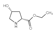 2-(R)-乙氧羰基-4-(R)-羟基吡咯烷 结构式