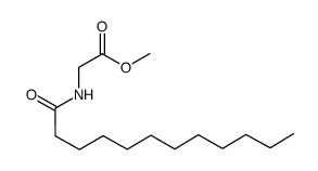 N-十二酰基甘氨酸甲酯 结构式
